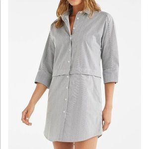 VETTA convertible shirt dress from the minimal capsule set.